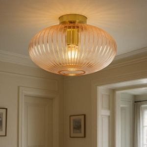 Design plafon sufitowy różowy, Charlois