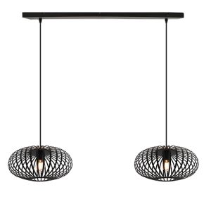 Industrialna lampa wisząca czarna, Lieve
