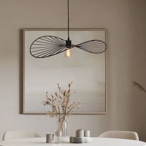Retro lampa wisząca czarna, Jolinda