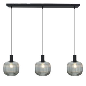 Retro lampa wisząca szara, Charlois