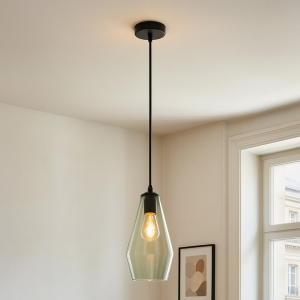 Nowoczesna lampa wisząca zielona, Aimee