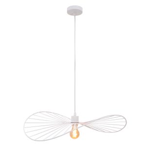 Nowoczesna lampa wisząca biała, Jolinda