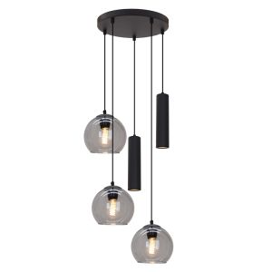 Nowoczesna lampa wisząca czarna, Gianni