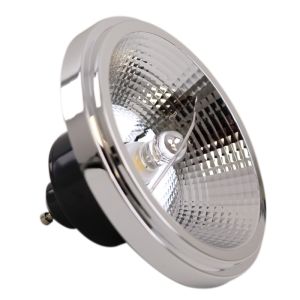 Olucia żarówka LED GU10 (AR111) ściemnialna Clint, czarny, 6W, 4000K