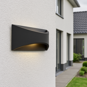 Nowoczesna lampa zewnętrzna czarna, Thuy, 6W, 3000K LED, IP65