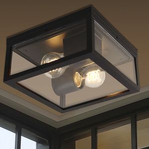 Nowoczesna lampa zewnętrzna czarna, Ivanka, IP44