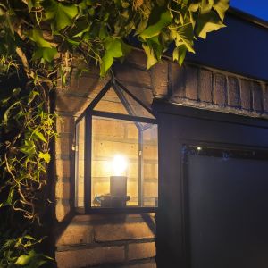 Klasyczna lampa zewnętrzna czarna, Janco, IP23