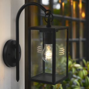 Klasyczna lampa zewnętrzna czarna, Janco, IP44