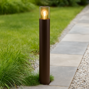 Nowoczesna lampa zewnętrzna rdzawa, Sanel, IP44