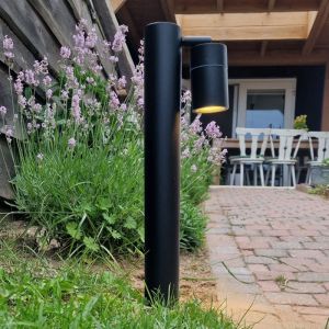 Nowoczesna lampa zewnętrzna czarna, Clevor, IP44
