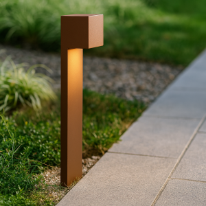 Nowoczesna lampa zewnętrzna rdzawa, Corella, IP54