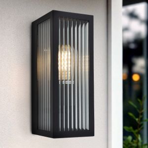 Nowoczesna lampa zewnętrzna czarna, Senne, IP44