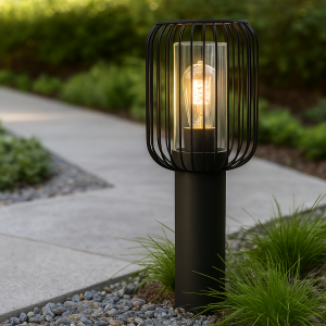 Nowoczesna lampa zewnętrzna czarna, Enya, IP44
