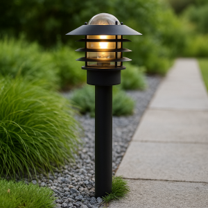 Stal Nierdzewna lampa zewnętrzna czarna, Felice, IP44