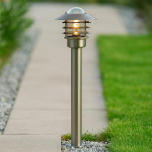 Stal Nierdzewna lampa zewnętrzna srebrna, Felice, IP44
