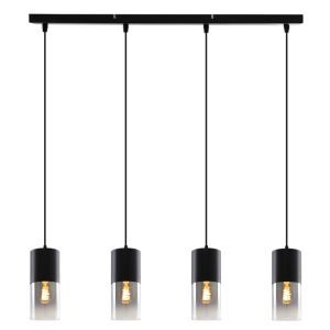 Nowoczesna lampa wisząca czarna, Huy