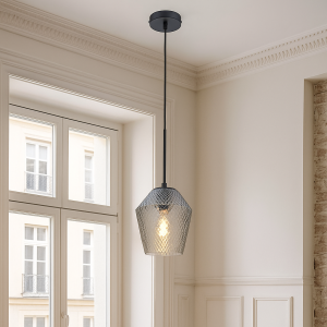 Nowoczesna lampa wisząca przezroczysta, Nanko