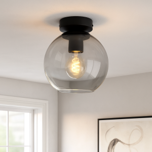 Design lampa sufitowa szara, Giada