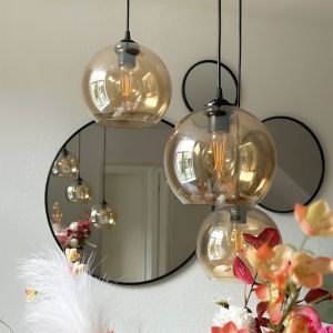 Design lampa wisząca bursztynowa, Giada
