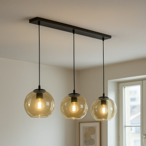 Design lampa wisząca bursztynowa, Giada