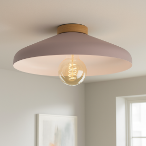 Rustykalna lampa sufitowa różowa, Freddie