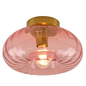 Retro lampa sufitowa różowa, Diane