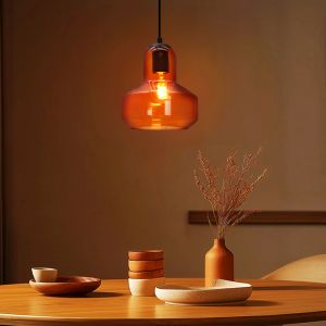 Design lampa wisząca pomarańczowa, Sabina
