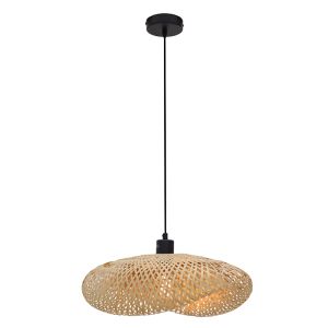 Bambusowa lampa wisząca brązowa, Sezen