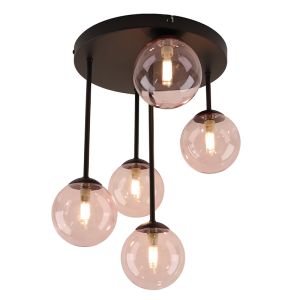 Design lampa sufitowa różowa, Stacy