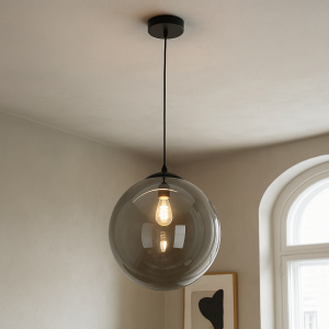 Design lampa wisząca czarna, Dolf