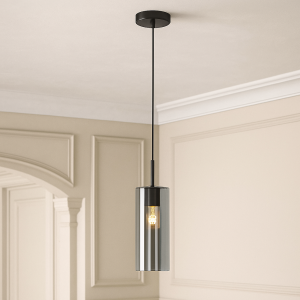 Nowoczesna lampa wisząca szara, Gaya