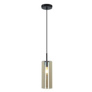 Nowoczesna lampa wisząca nad stół do jadalni bursztynowa, Gaya