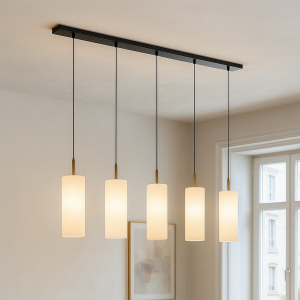 Nowoczesna lampa wisząca biała, Gaya