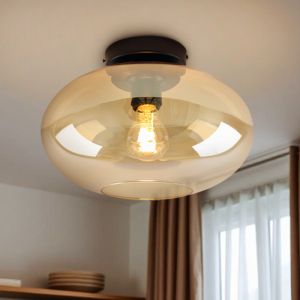 Design lampa sufitowa bursztynowa, Luca