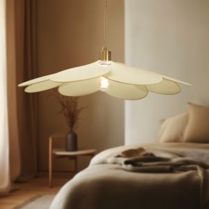 Rustykalna lampa wisząca kremowy, Nena