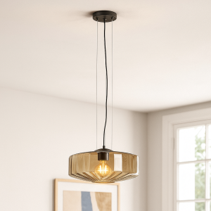 Design lampa wisząca bursztynowa, Sevda