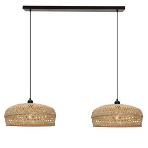 Bambusowa lampa wisząca brązowa, Jennifer
