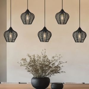 Industrialna lampa wisząca czarna, Pepita