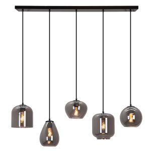 Nowoczesna lampa wisząca szara, Caia