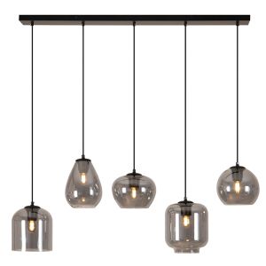 Nowoczesna lampa wisząca szara, Caia