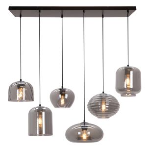 Nowoczesna lampa wisząca szara, Caia