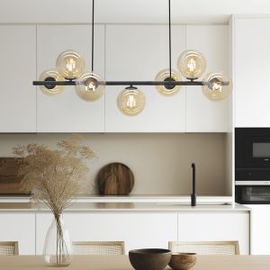 Design lampa wisząca bursztynowa, Remo