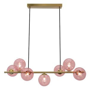 Design lampa wisząca różowa, Remo
