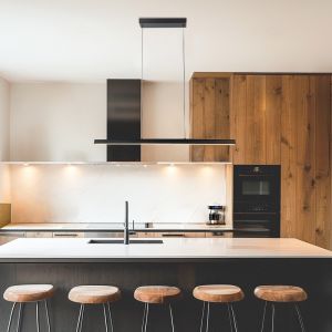 Nowoczesna lampa wisząca czarna, Iwan, 18W, 3000K LED