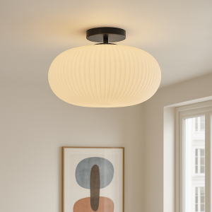 Design lampa łazienkowa sufitowa biała, Elliot, IP44