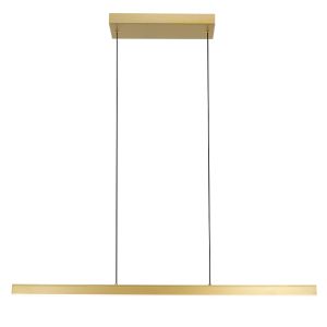 Nowoczesna lampa wisząca mosiądz, Iwan, 18W, 2700K LED