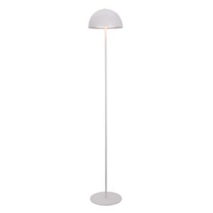 Retro lampa stojąca biała, Douwe, 4W, dim to warm LED, z dotykowy ściemniacz