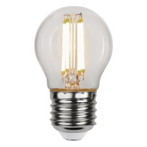3-stopniowa ściemniana lampa kulowa E27, 4w ciepła biel (3000k)