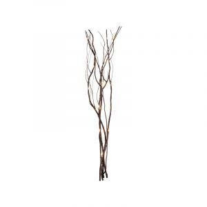 Gałązki wierzby brązowej z oświetleniem, wys. 60 cm, na baterii