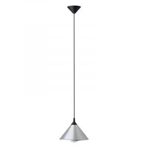 Plastikowa lampa wisząca szara, Brit